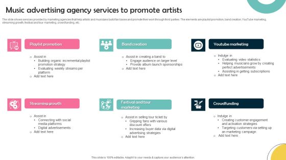Music Advertising Agency Services To Promote Artists Sample PDF
