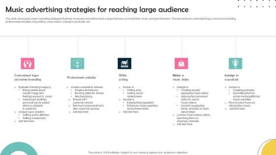 Music Advertising Strategies For Reaching Large Audience Mockup PDF Music Advertising Strategies For Reaching Large Audience Mockup PDF