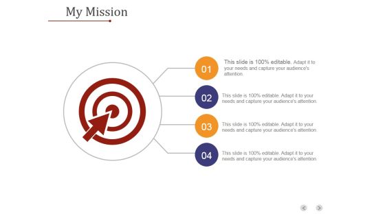 My Mission Ppt PowerPoint Presentation Diagrams