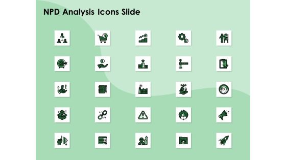 NPD Analysis Icons Slide Ppt Show Designs Download PDF NPD Analysis Icons Slide Ppt Show Designs Download PDF
