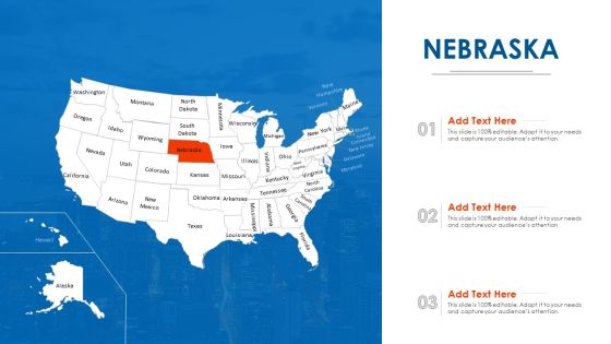 Nebraska Map PowerPoint Presentation Ppt Template PDF Nebraska Map PowerPoint Presentation Ppt Template PDF