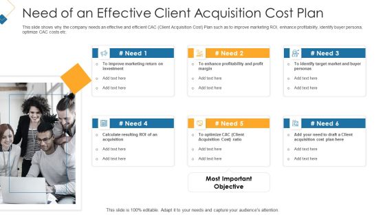 Need Of An Effective Client Acquisition Cost Plan Professional PDF Need Of An Effective Client Acquisition Cost Plan Professional PDF