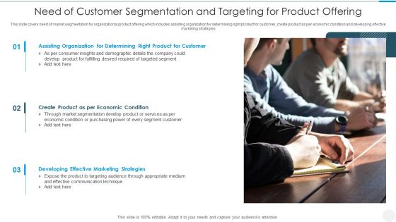 Need Of Customer Segmentation And Targeting For Product Offering Clipart PDF Need Of Customer Segmentation And Targeting For Product Offering Clipart PDF