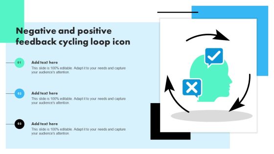 Negative And Positive Feedback Cycling Loop Icon Template PDF Negative And Positive Feedback Cycling Loop Icon Template PDF