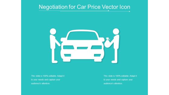 Negotiation For Car Price Vector Icon Ppt PowerPoint Presentation File Rules PDF