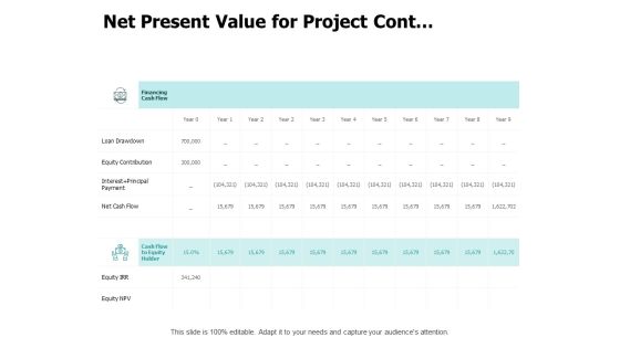 Net Present Value For Project Cont Ppt PowerPoint Presentation Infographic Template Graphics Template Net Present Value For Project Cont Ppt PowerPoint Presentation Infographic Template Graphics Template