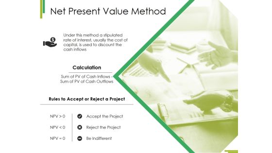 Net Present Value Method Ppt PowerPoint Presentation Layouts Design Inspiration Net Present Value Method Ppt PowerPoint Presentation Layouts Design Inspiration