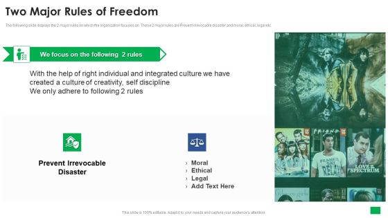 Netflix Capital Funding Elevator Pitch Deck Two Major Rules Of Freedom Inspiration PDF Netflix Capital Funding Elevator Pitch Deck Two Major Rules Of Freedom Inspiration PDF