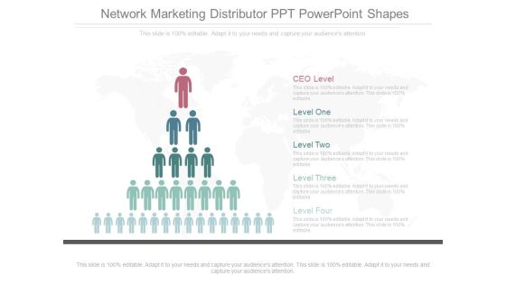 Network Marketing Distributor Ppt Powerpoint Shapes
