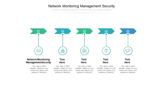 Network Monitoring Management Security Ppt PowerPoint Presentation Summary Clipart Images Cpb