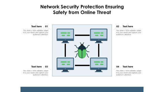 Network Security Protection Ensuring Safety From Online Threat Ppt PowerPoint Presentation Portfolio Influencers PDF Network Security Protection Ensuring Safety From Online Threat Ppt PowerPoint Presentation Portfolio Influencers PDF