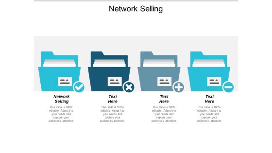 Network Selling Ppt PowerPoint Presentation Summary Rules Cpb