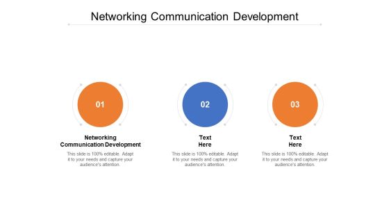 Networking Communication Development Ppt PowerPoint Presentation Model Aids Cpb