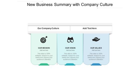 New Business Summary With Company Culture Ppt PowerPoint Presentation Gallery Good PDF New Business Summary With Company Culture Ppt PowerPoint Presentation Gallery Good PDF