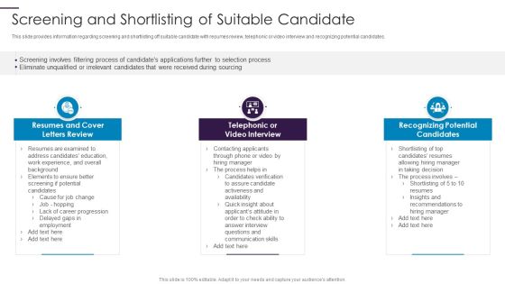 New Hire Onboarding Process Enhancement Screening And Shortlisting Of Suitable Candidate Infographics PDF New Hire Onboarding Process Enhancement Screening And Shortlisting Of Suitable Candidate Infographics PDF