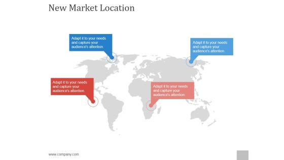 New Market Location Ppt PowerPoint Presentation Background Images