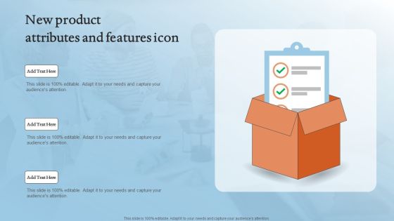 New Product Attributes And Features Icon Mockup PDF New Product Attributes And Features Icon Mockup PDF