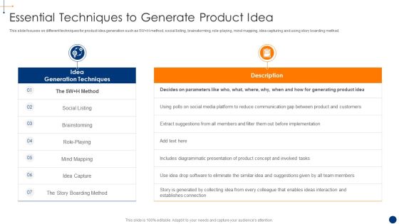 New Product Development Process Optimization Essential Techniques To Generate Download PDF New Product Development Process Optimization Essential Techniques To Generate Download PDF