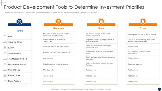 New Product Development Process Optimization Product Development Tools Elements PDF