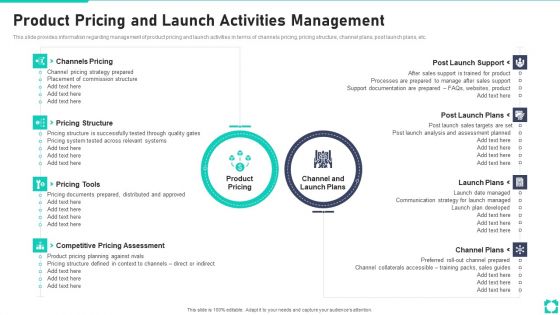 New Product Launch Playbook Product Pricing And Launch Activities Management Ideas PDF New Product Launch Playbook Product Pricing And Launch Activities Management Ideas PDF