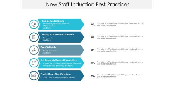 New Staff Induction Best Practices Ppt PowerPoint Presentation Summary Graphics Download