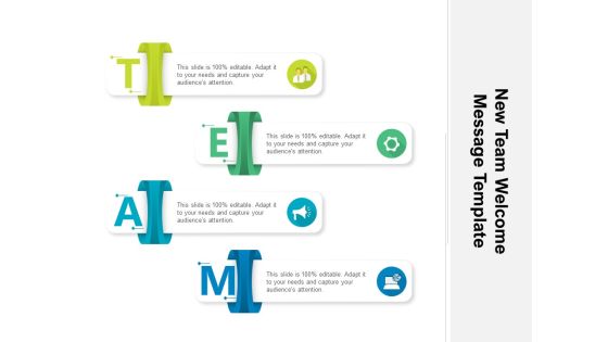 New Team Welcome Message Template Ppt PowerPoint Presentation Model Smartart PDF New Team Welcome Message Template Ppt PowerPoint Presentation Model Smartart PDF