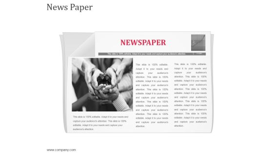 News Paper Ppt Powerpoint Presentation Model Smartart