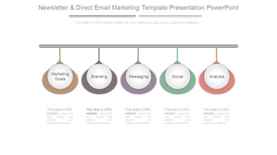 Newsletter And Direct Email Marketing Template Presentation Powerpoint