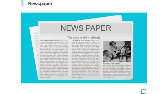 Newspaper Ppt PowerPoint Presentation Background Images