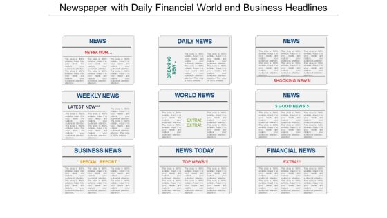 Newspaper With Daily Financial World And Business Headlines Ppt PowerPoint Presentation Professional Background Image Newspaper With Daily Financial World And Business Headlines Ppt PowerPoint Presentation Professional Background Image