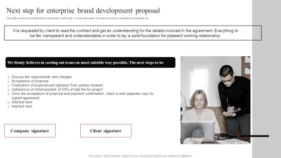 Next Step For Enterprise Brand Development Proposal Icons PDF Next Step For Enterprise Brand Development Proposal Icons PDF