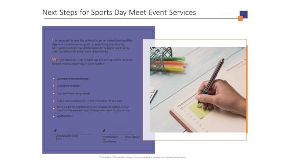 Next Steps For Sports Day Meet Event Services Ppt PowerPoint Presentation Gallery Deck Next Steps For Sports Day Meet Event Services Ppt PowerPoint Presentation Gallery Deck