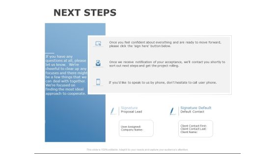 Next Steps Marketing Ppt PowerPoint Presentation Layouts Show