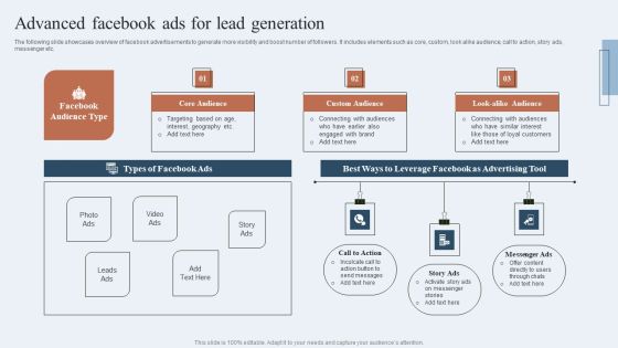 Niche Marketing Guide To Target Specific Customer Groups Advanced Facebook Ads For Lead Generation Demonstration PDF Niche Marketing Guide To Target Specific Customer Groups Advanced Facebook Ads For Lead Generation Demonstration PDF