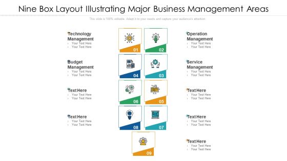 Nine Box Layout Illustrating Major Business Management Areas Ppt PowerPoint Presentation File Slide Portrait PDF Nine Box Layout Illustrating Major Business Management Areas Ppt PowerPoint Presentation File Slide Portrait PDF