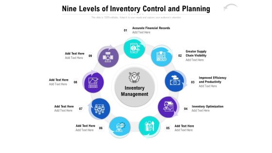 Nine Levels Of Inventory Control And Planning Ppt PowerPoint Presentation Summary Graphics Nine Levels Of Inventory Control And Planning Ppt PowerPoint Presentation Summary Graphics