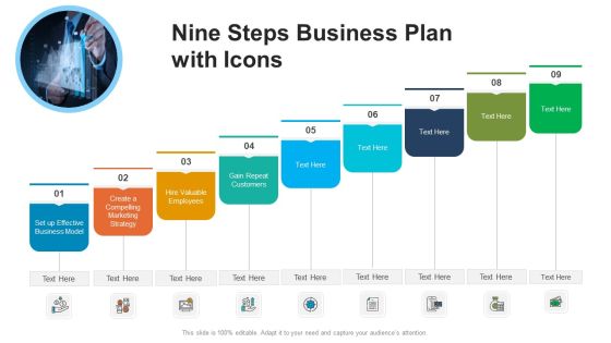 Nine Steps Business Plan With Icons Ppt PowerPoint Presentation File Show PDF Nine Steps Business Plan With Icons Ppt PowerPoint Presentation File Show PDF