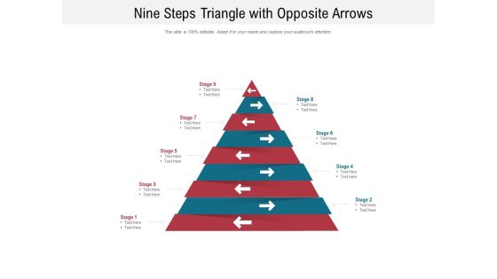 Nine Steps Triangle With Opposite Arrows Ppt PowerPoint Presentation File Portfolio PDF Nine Steps Triangle With Opposite Arrows Ppt PowerPoint Presentation File Portfolio PDF