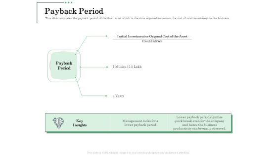Non Current Assets Reassessment Payback Period Mockup PDF Non Current Assets Reassessment Payback Period Mockup PDF