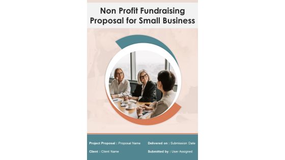 Non Profit Fundraising Proposal For Small Business Example Document Report Doc Pdf Ppt Non Profit Fundraising Proposal For Small Business Example Document Report Doc Pdf Ppt