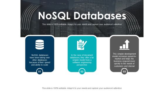 Nosql Databases Ppt PowerPoint Presentation Pictures Skills