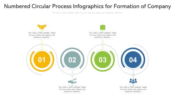 Numbered Circular Process Infographics For Formation Of Company Slides PDF Numbered Circular Process Infographics For Formation Of Company Slides PDF