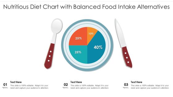 Nutritious Diet Chart With Balanced Food Intake Alternatives Ppt PowerPoint Presentation Portfolio Layout Ideas PDF Nutritious Diet Chart With Balanced Food Intake Alternatives Ppt PowerPoint Presentation Portfolio Layout Ideas PDF