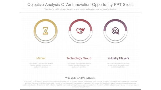 Objective Analysis Of An Innovation Opportunity Ppt Slides
