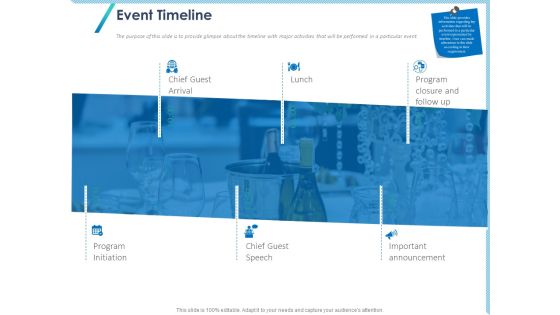 Occasion Planning Firm Overview Event Timeline Ppt Professional Ideas PDF
