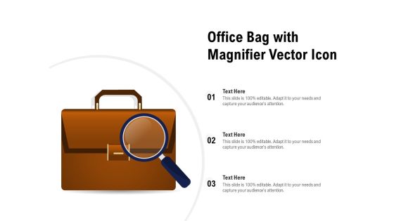Office Bag With Magnifier Vector Icon Ppt PowerPoint Presentation Summary Background Images Office Bag With Magnifier Vector Icon Ppt PowerPoint Presentation Summary Background Images