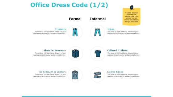 Office Dress Code Marketing Ppt PowerPoint Presentation Icon Skills