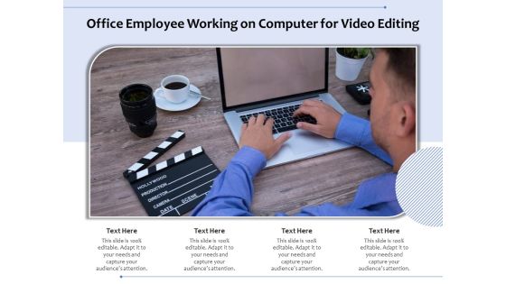 Office Employee Working On Computer For Video Editing Ppt PowerPoint Presentation Summary Good PDF Office Employee Working On Computer For Video Editing Ppt PowerPoint Presentation Summary Good PDF