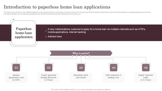 Omnichannel Services Solution In Financial Sector Introduction To Paperless Home Loan Applications Professional PDF Omnichannel Services Solution In Financial Sector Introduction To Paperless Home Loan Applications Professional PDF