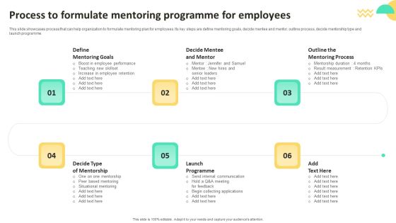 On Job Staff Training Program For Skills Advancement Process To Formulate Mentoring Programme Rules PDF